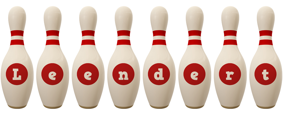 Leendert bowling-pin logo