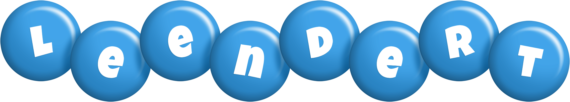 Leendert candy-blue logo