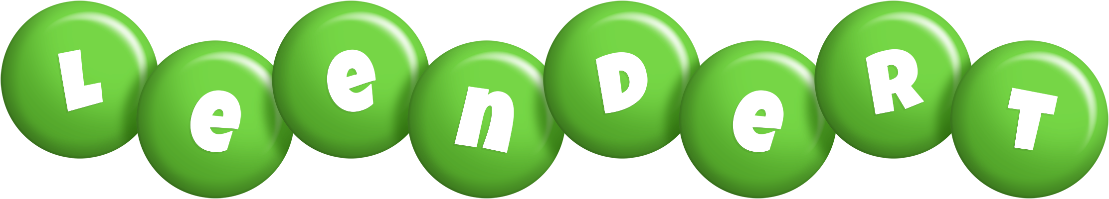 Leendert candy-green logo