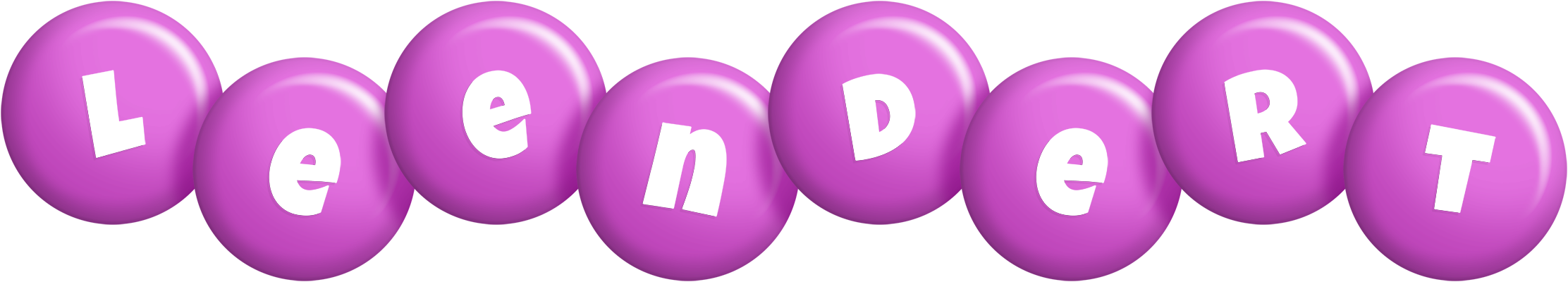 Leendert candy-purple logo