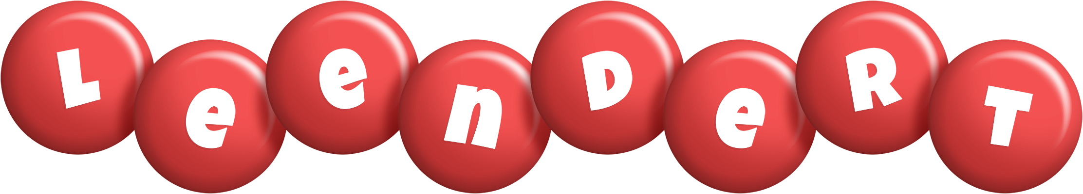Leendert candy-red logo