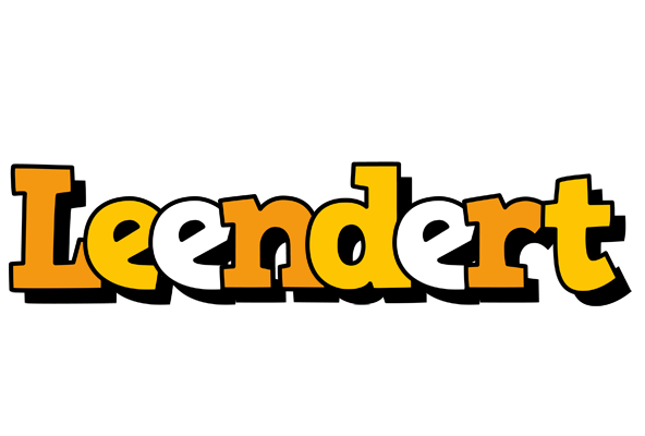 Leendert cartoon logo