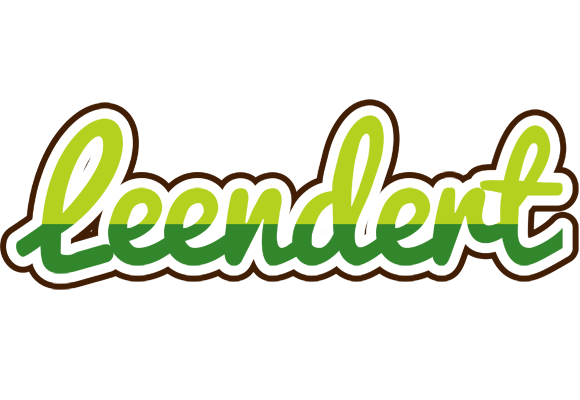 Leendert golfing logo