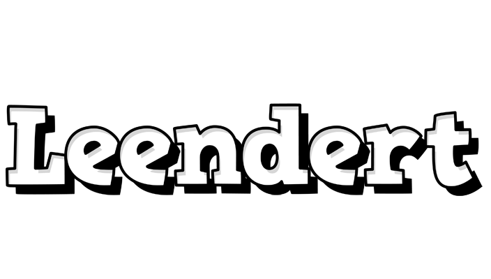 Leendert snowing logo