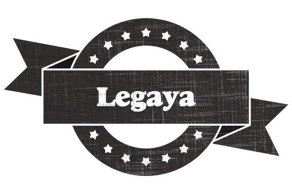 Legaya grunge logo