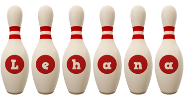 Lehana bowling-pin logo