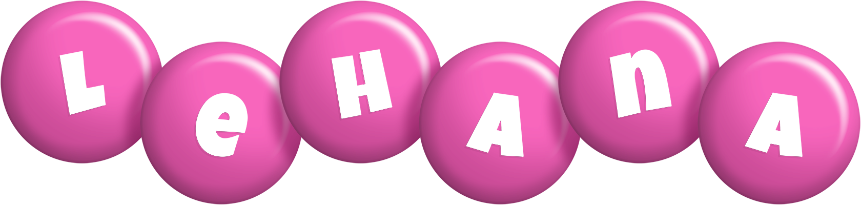 Lehana candy-pink logo
