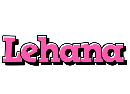 Lehana girlish logo