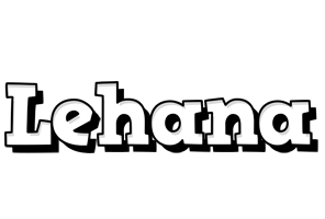 Lehana snowing logo