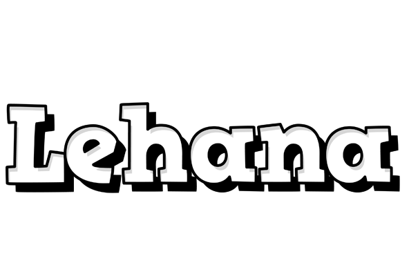 Lehana snowing logo