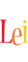 Lei birthday logo