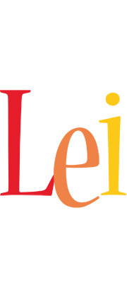Lei birthday logo