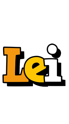 Lei cartoon logo