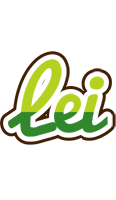 Lei golfing logo