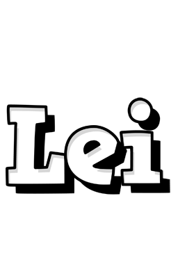Lei snowing logo
