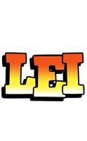 Lei sunset logo