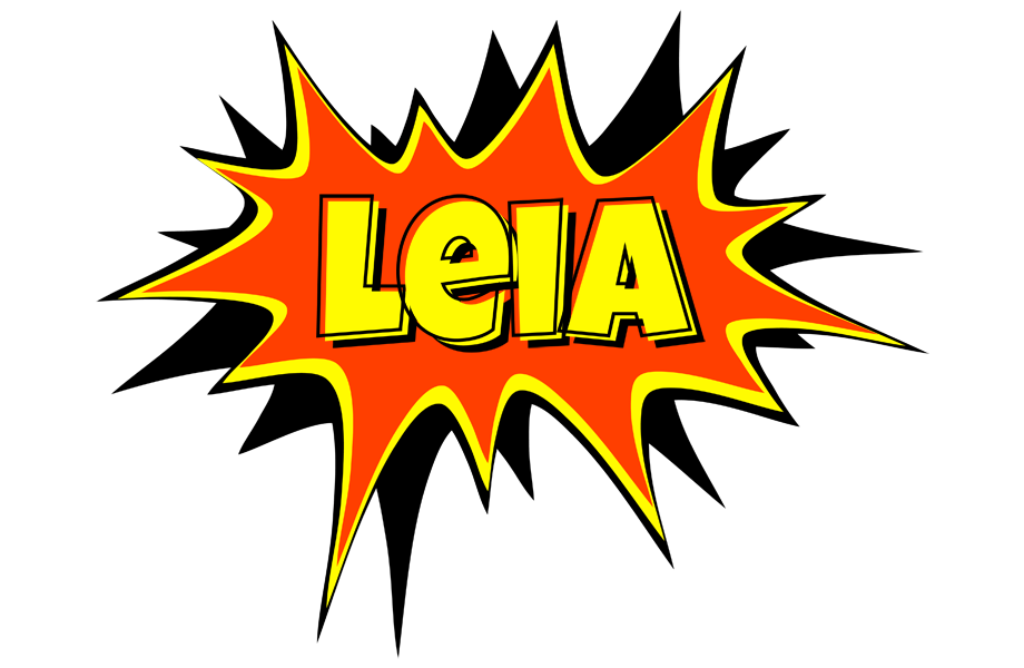 Leia bazinga logo