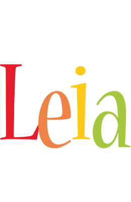 Leia birthday logo