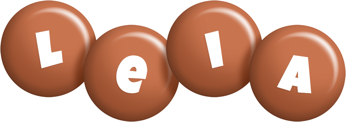 Leia candy-brown logo