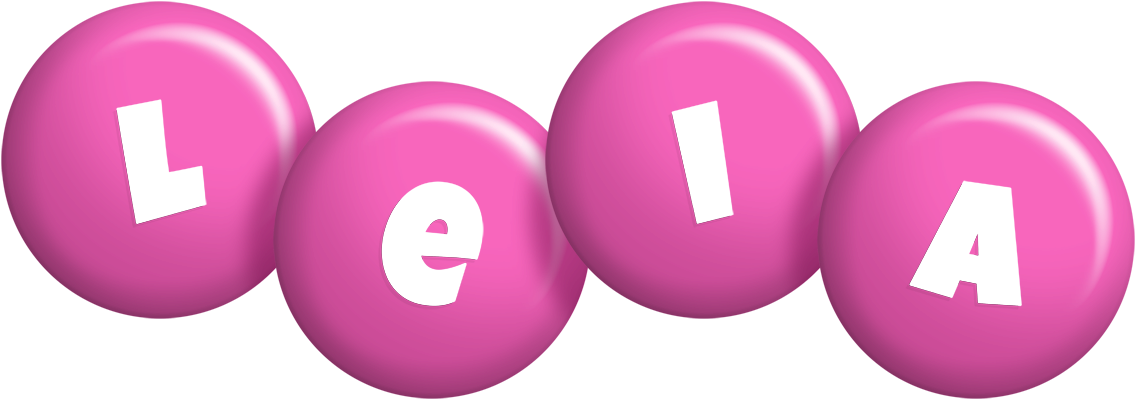 Leia candy-pink logo