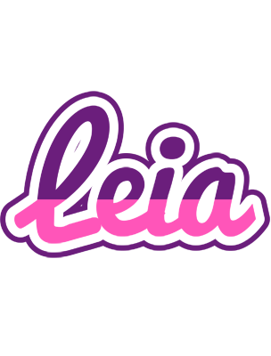 Leia cheerful logo
