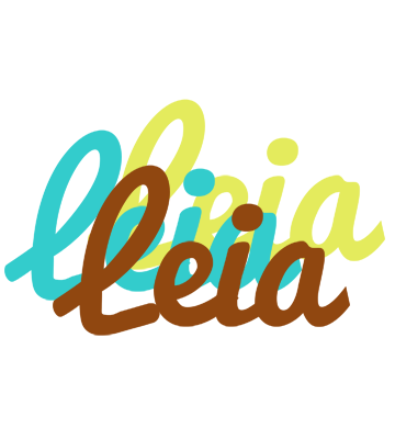 Leia cupcake logo
