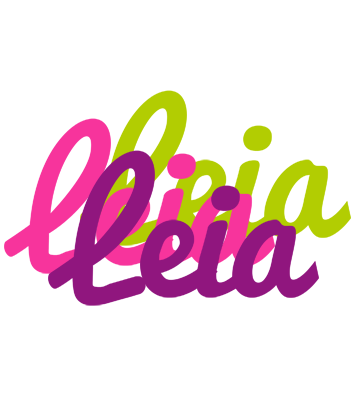 Leia flowers logo