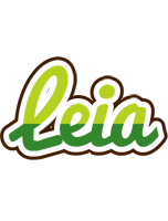 Leia golfing logo