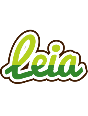 Leia golfing logo
