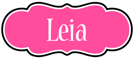 Leia invitation logo