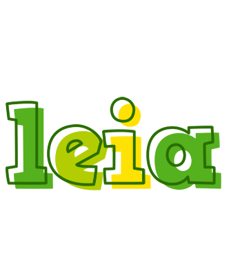 Leia juice logo