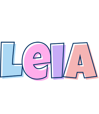 Leia pastel logo