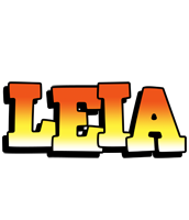 Leia sunset logo