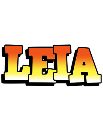 Leia sunset logo