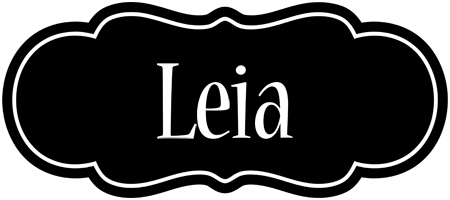 Leia welcome logo