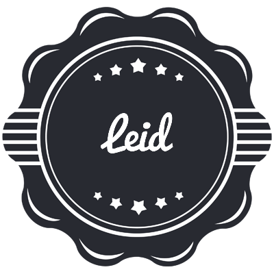 Leid badge logo