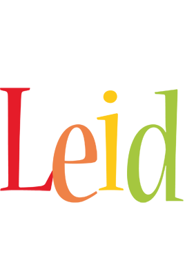 Leid birthday logo
