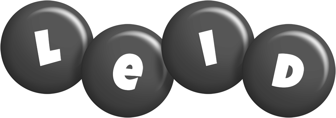 Leid candy-black logo