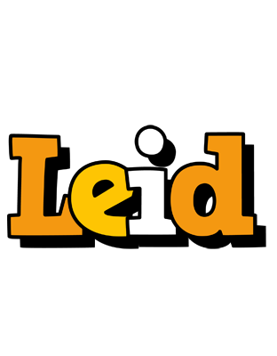 Leid cartoon logo