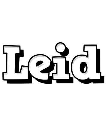 Leid snowing logo
