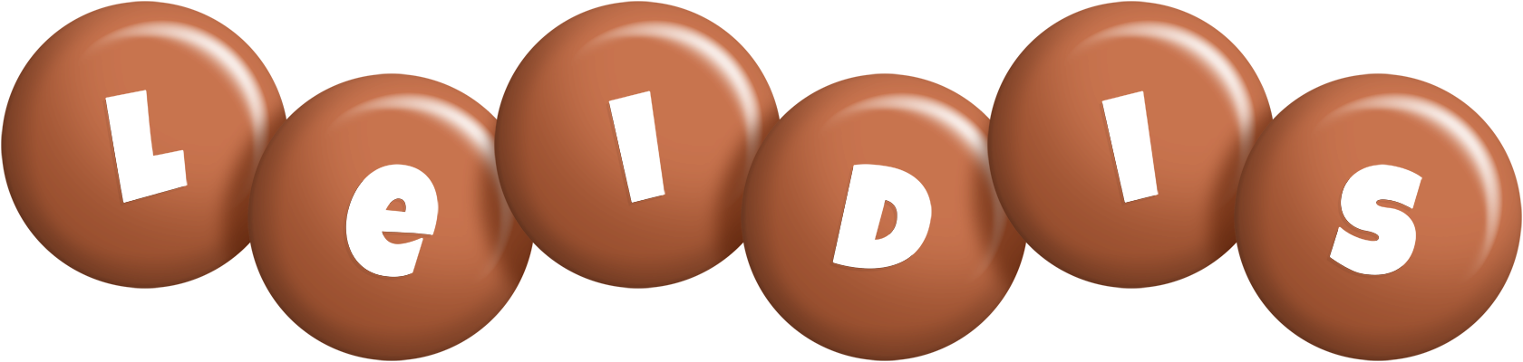 Leidis candy-brown logo