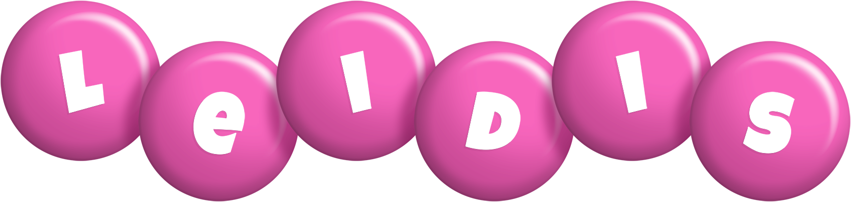 Leidis candy-pink logo