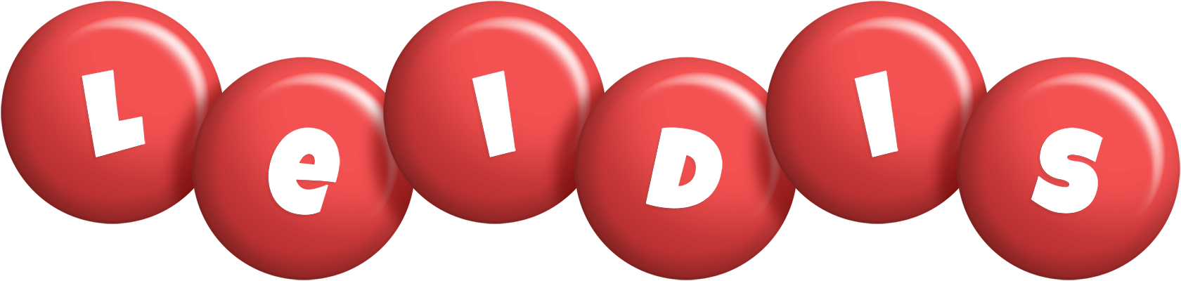 Leidis candy-red logo