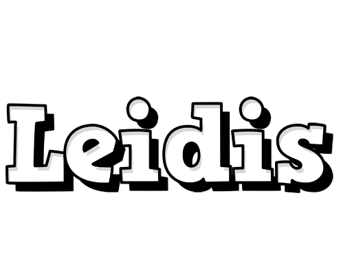 Leidis snowing logo