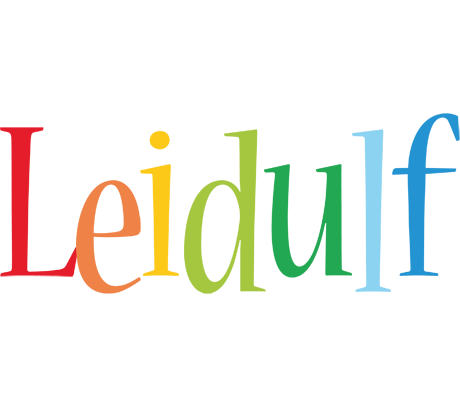 Leidulf birthday logo