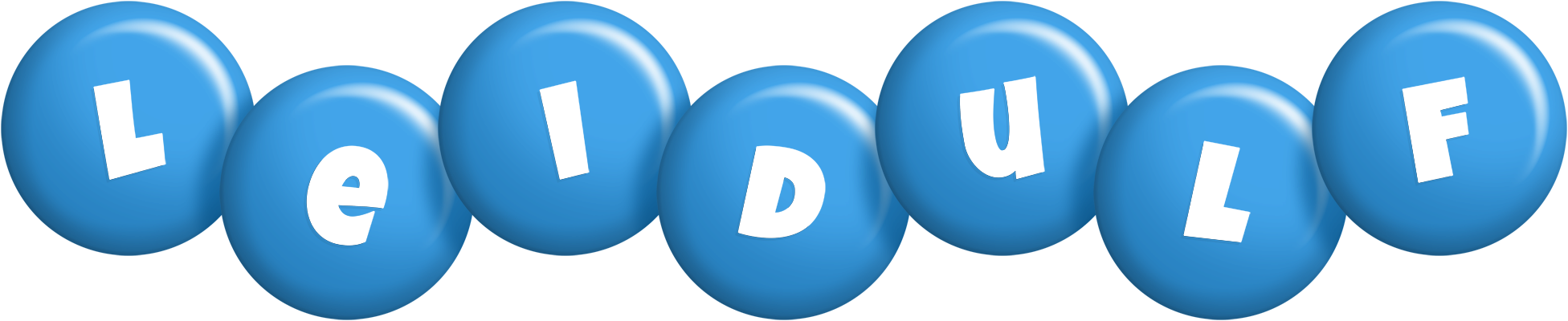 Leidulf candy-blue logo