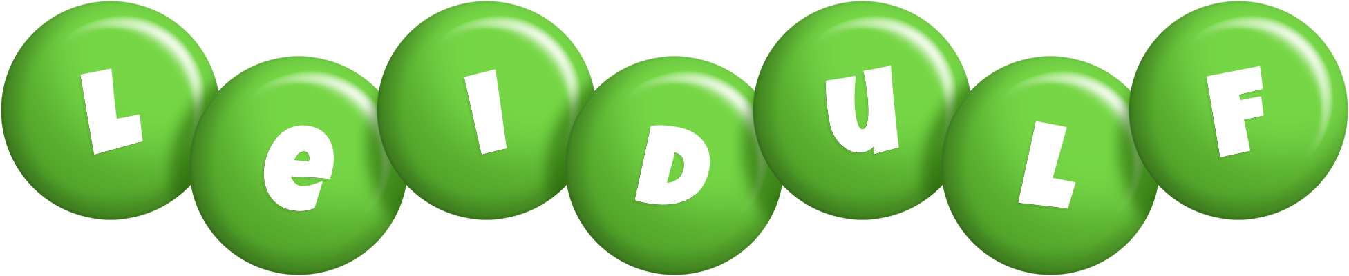 Leidulf candy-green logo