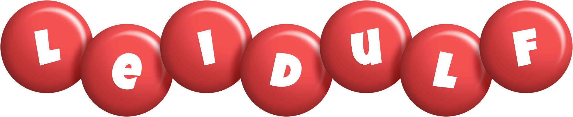 Leidulf candy-red logo
