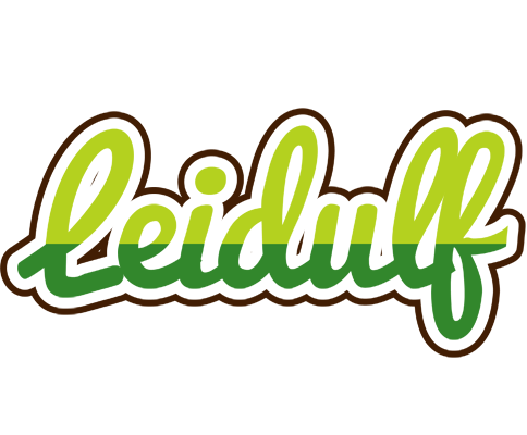 Leidulf golfing logo
