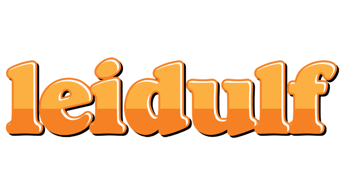 Leidulf orange logo